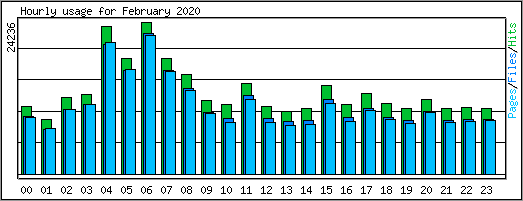 Hourly usage