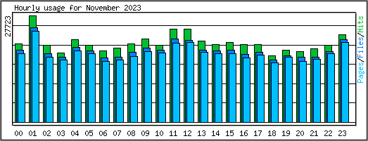 Hourly usage