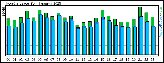 Hourly usage
